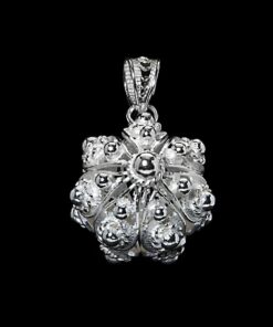 Handmade Pendant "United" Filigree Silver Jewelry from Cyprus