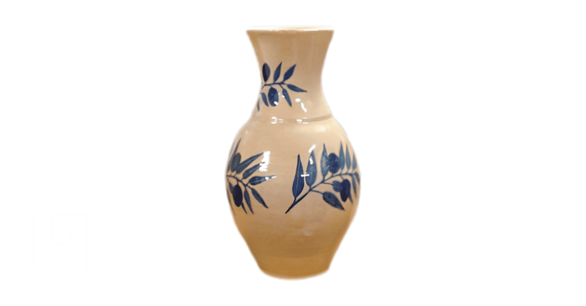 A handmade vase from Cyprus.