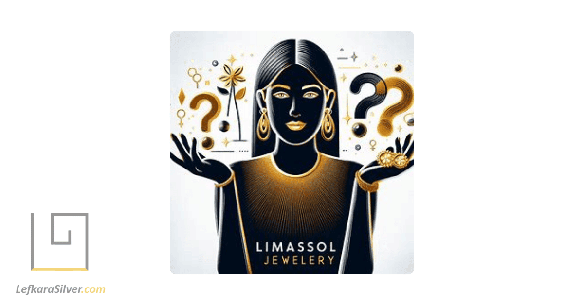 a person in Limassol answering questions about jewellery, symbolizing the FAQs about Limassol Jewellery.