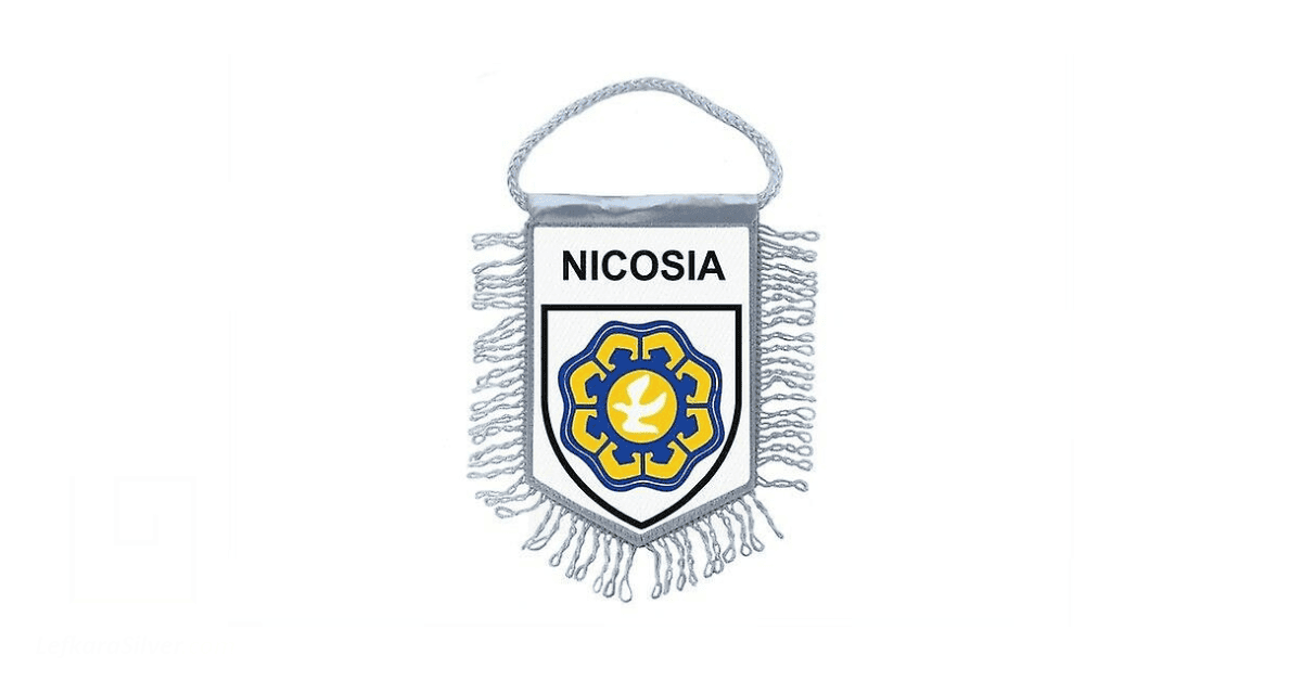 Nicosia flag on a badge