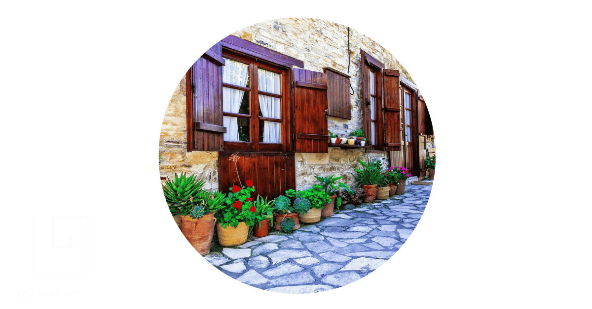 a street in Kato, Lefkara