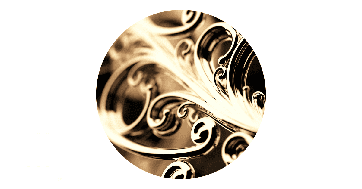 close up pic of the intricacy of a filigree ring