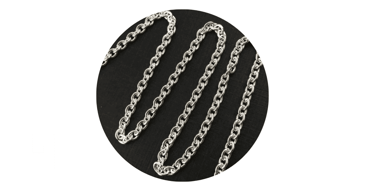 a silver 925 jewelry neckchain