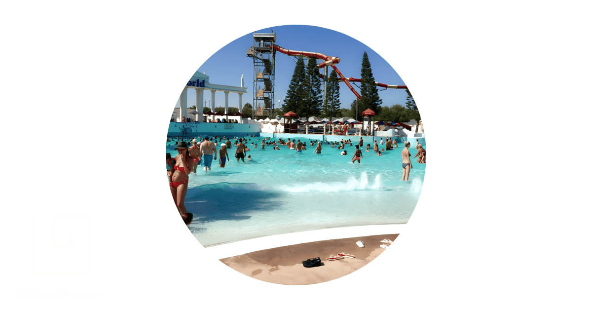 The Water World Park in Cyprus. 