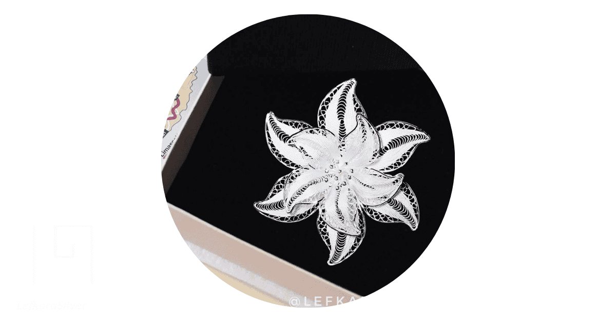 a pendant made of silver 925 jewelry in a jewelry box
