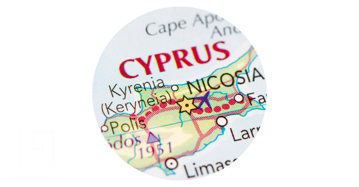 A map highlighting Cyprus, depicting things to do in Cyprus