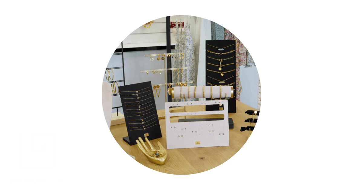 A jewelry display.
