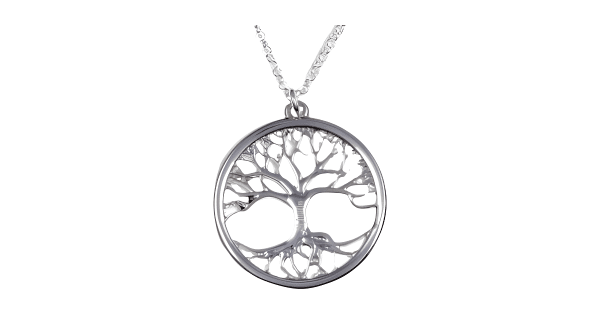 a tree of life silver pendant.