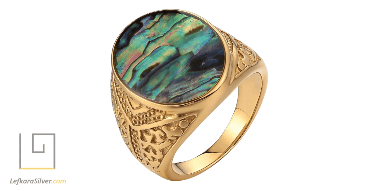 an opal stone ring for men