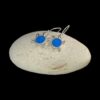 Blue Opal Earrings Baby Turtle Silver Jewelry Display Shot - Prop Shot - Lefkara Silver