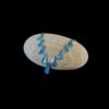 Blue Opal Necklace Aurora Drops Silver Jewelry Display Shot - Prop Shot - Lefkara Silver