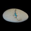 Blue Opal Pendant Gecko Spirit Silver Jewelry Display Shot - Prop Shot - Lefkara Silver