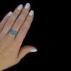 Blue Opal Ring Endless Meander - Image 2