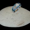 Blue Opal Ring Secret Lagoon Silver Jewelry Display Shot - Prop Shot - Lefkara Silver