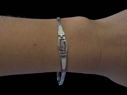 White Opal Bracelet Sailing Meander - Image 2