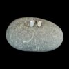 White Opal Earrings Birthstone Silver Jewelry Display Shot - Prop Shot - Lefkara Silver