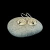 White Opal Earrings Tree of Life Sparkles Silver Jewelry Display Shot - Prop Shot - Lefkara Silver