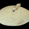 White Opal Ring Mosaic Deco Silver Jewelry Display Shot - Prop Shot - Lefkara Silver