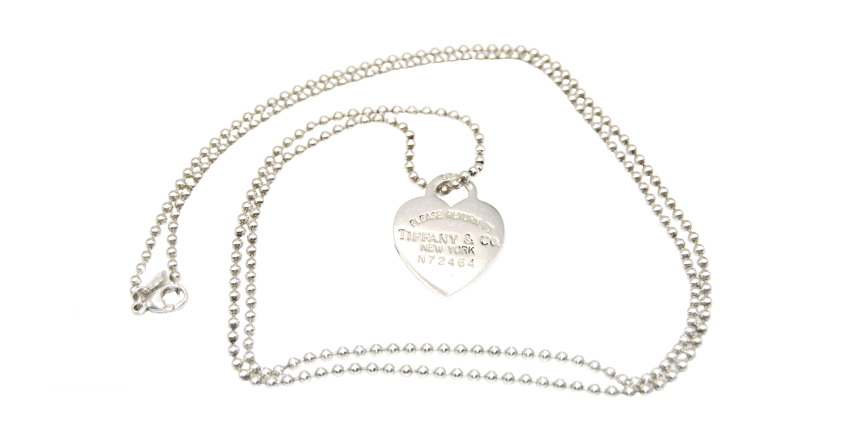 A Tiffany & co. silver necklace.