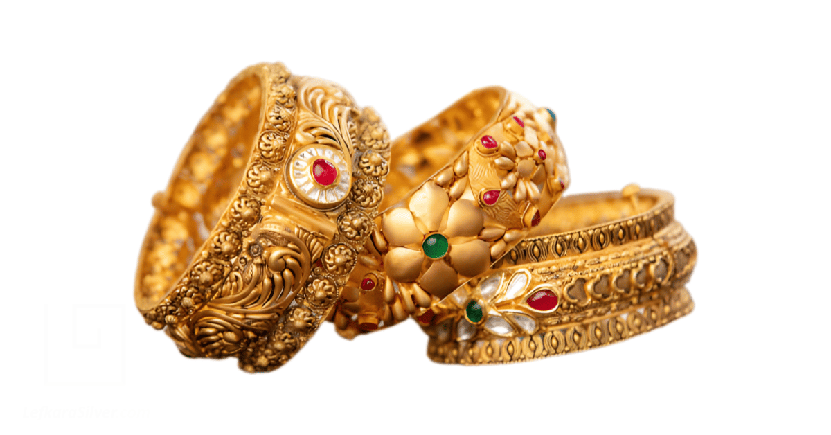 Indian gold bangles.