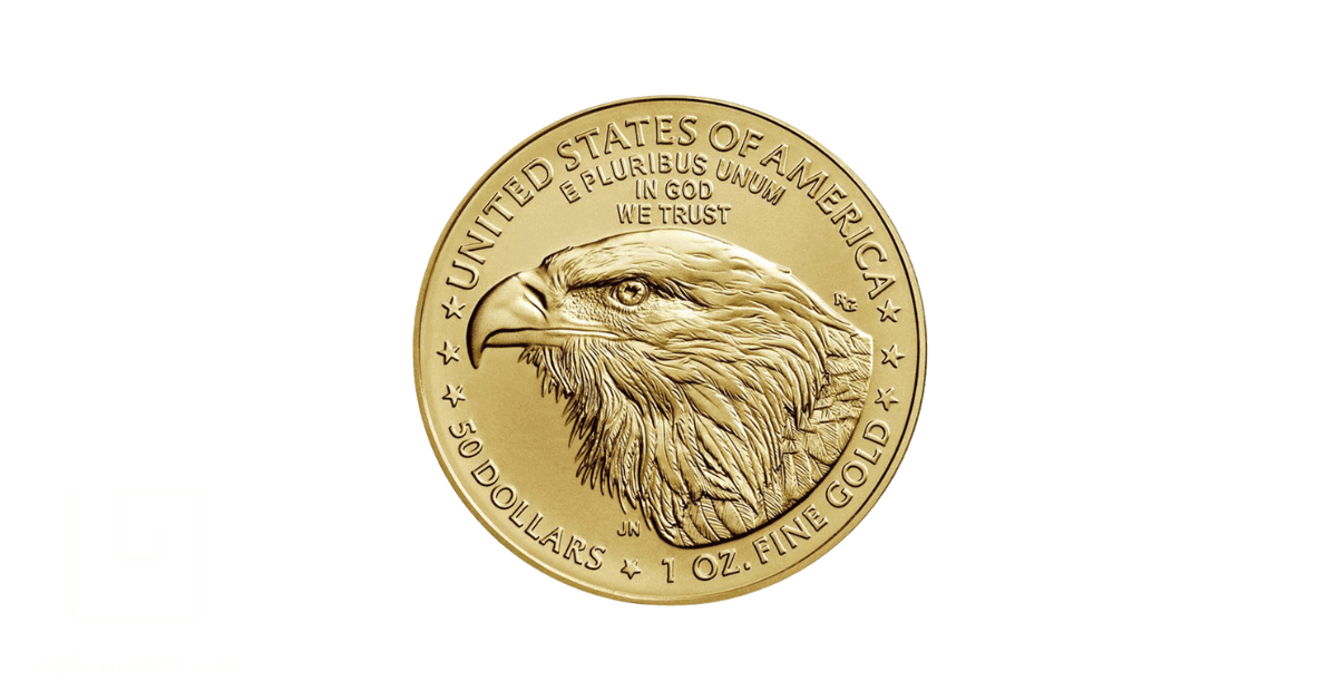 The American Eagle gold coin.