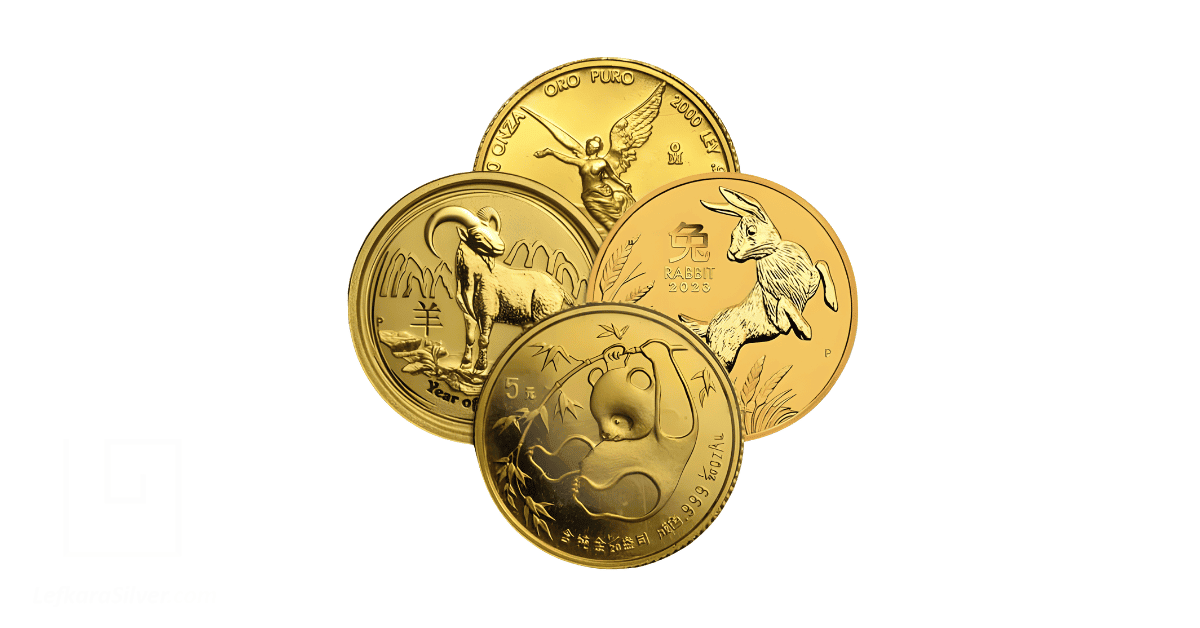 a bunch of gold coins.