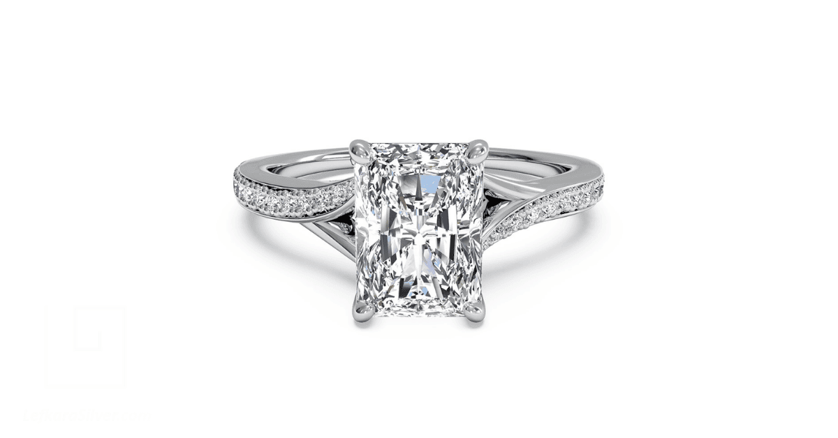 a diamond engagement ring