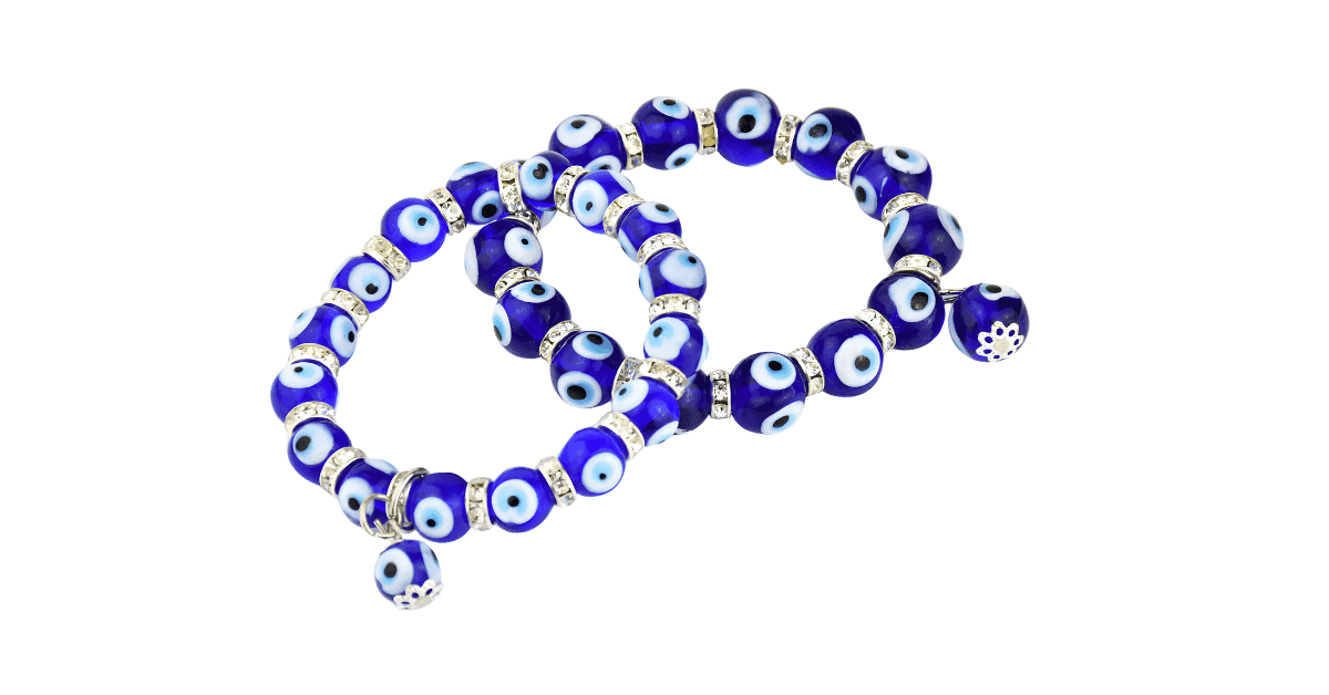 Evil eye bracelets from Turkey.