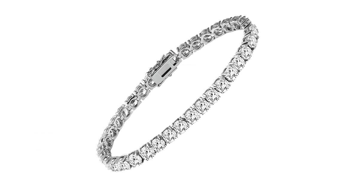 a tennis bracelet. 