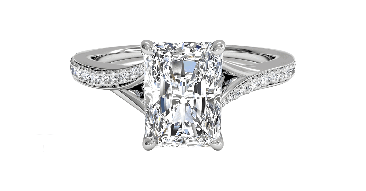 a diamond ring.
