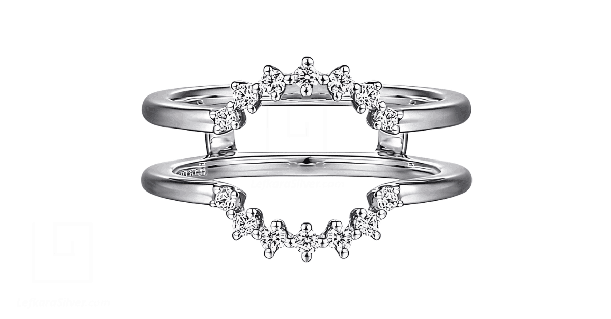 a white gold ring enhancer.