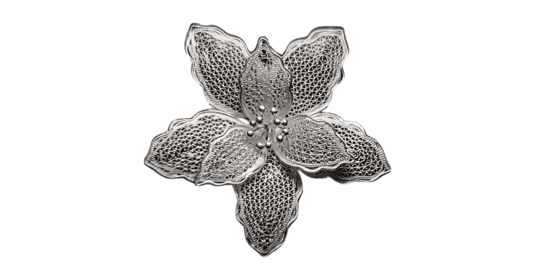 a silver filigree pendant from Lefkara Silver.