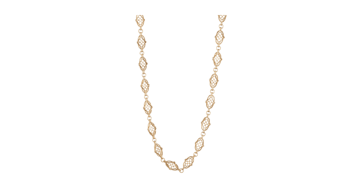 a vintage filigree chain. 